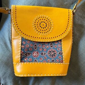 Hand Crafted Crossbody Bucket Bag